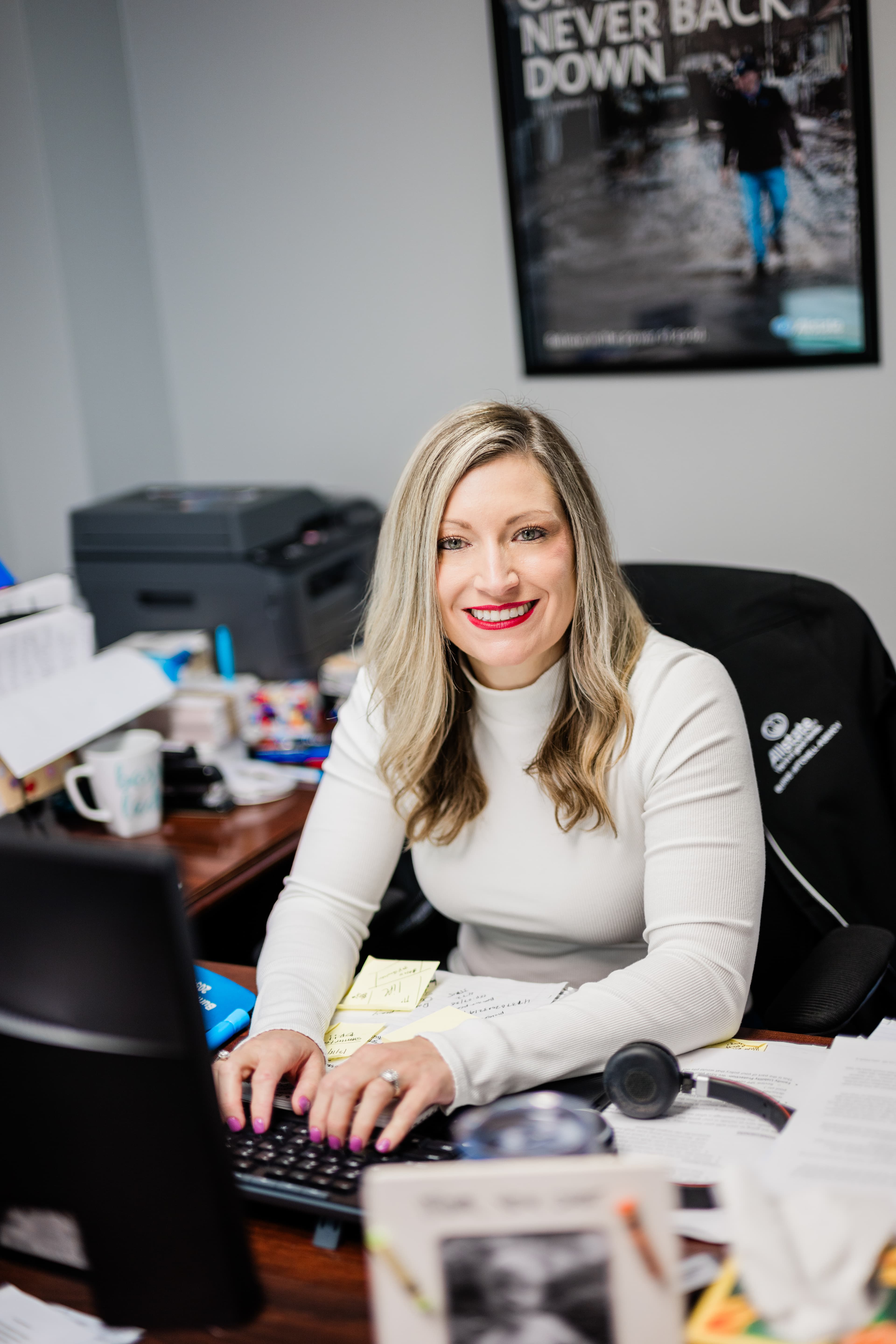 Amanda Mitchell and the Burns Mitchell Agency team